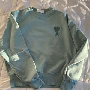 Ami Light Green Sweatshirt